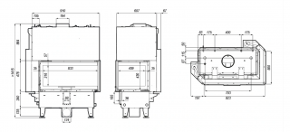 Defro Riva ME BP G SHORT wymiary